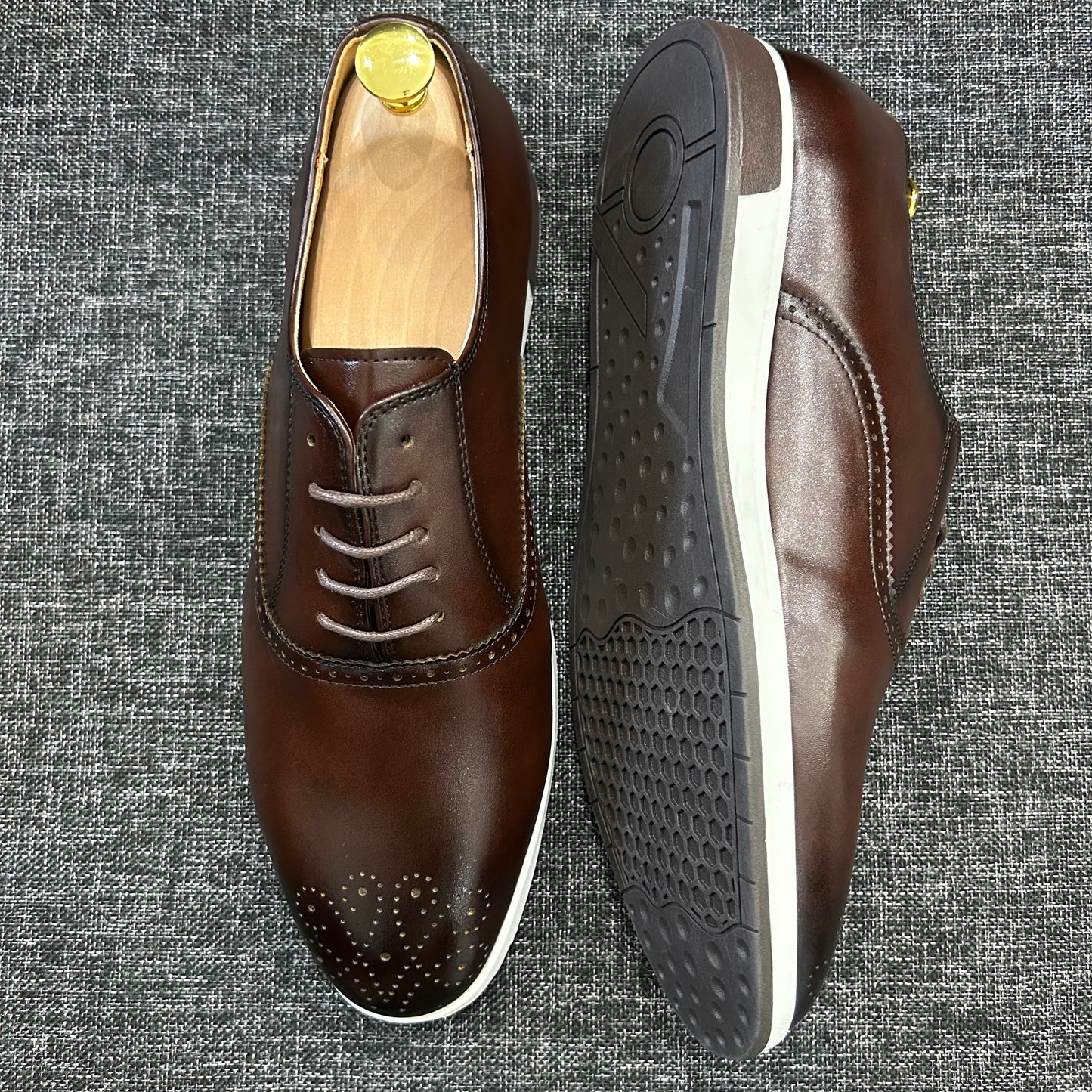 Soulier Moderne BERLUTI – Série A (Marron Café)