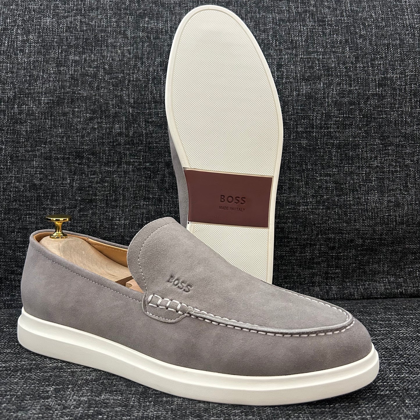 Mocassins HUGO BOSS - serie A (Gris)