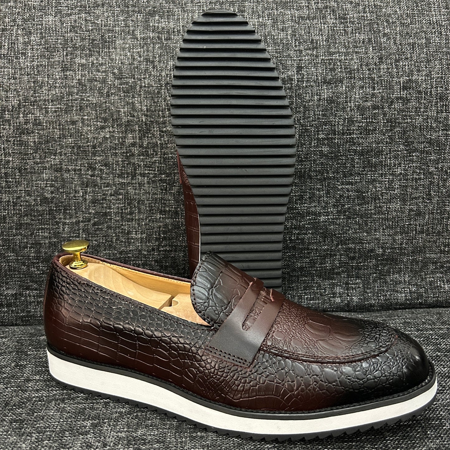 Mocassins BERLUTI - Série A (Café)