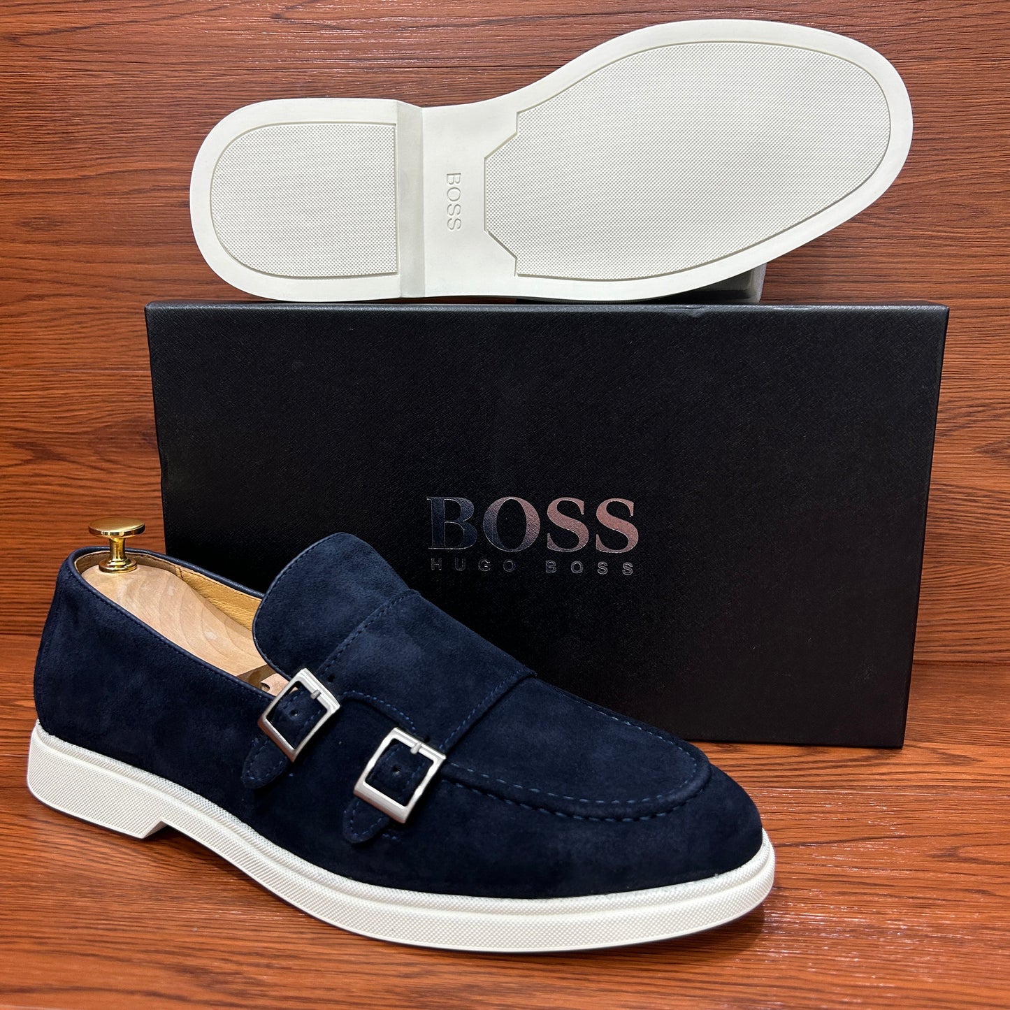 Mocassins en Daim HUGO BOSS – Série B (Bleu foncé)