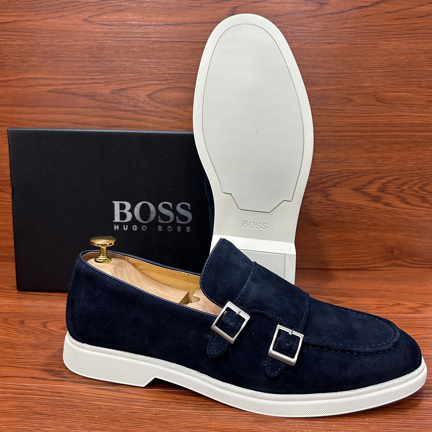 Mocassins en Daim HUGO BOSS – Série B (Bleu foncé)