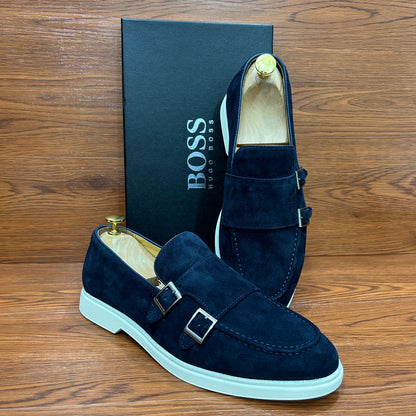 Mocassins en Daim HUGO BOSS – Série B (Bleu foncé)