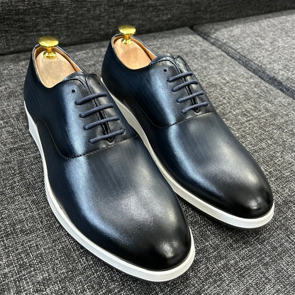 Soulier Moderne BERLUTI – Série B (Bleu Rayé)
