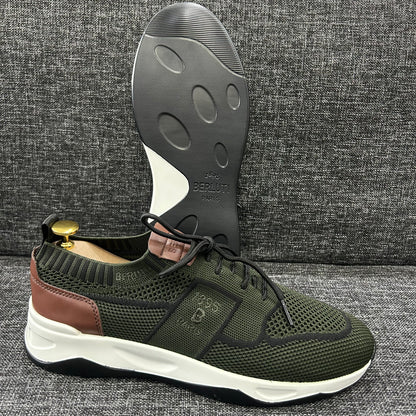 Sneakers Berluti – Série A (Vert Militaire)