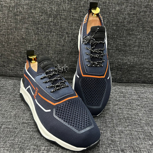 Sneakers BERLUTI – Série A (Bleu-Orange)
