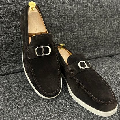Mocassins DIOR Daim-serie A (café)