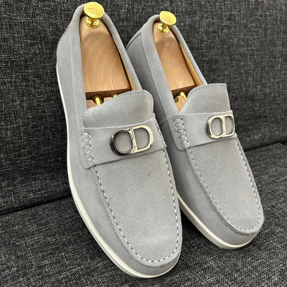 Mocassins DIOR Daim-serie A (gris)