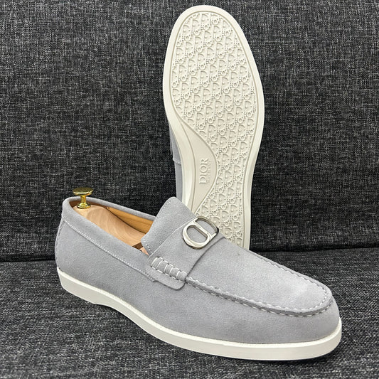Mocassins DIOR Daim-serie A (gris)