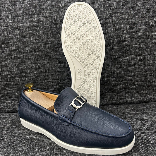Mocassins DIOR Cuir -serie A (bleu)